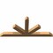 Ekena Millwork Saratoga Timber Gable Bracket, Western Red Cedar, 84"W x 38"H x 5 1/2"D x 5 1/2"F, 11/12 Pitch GBW084X38X0606SAR00SWR - alternate 5